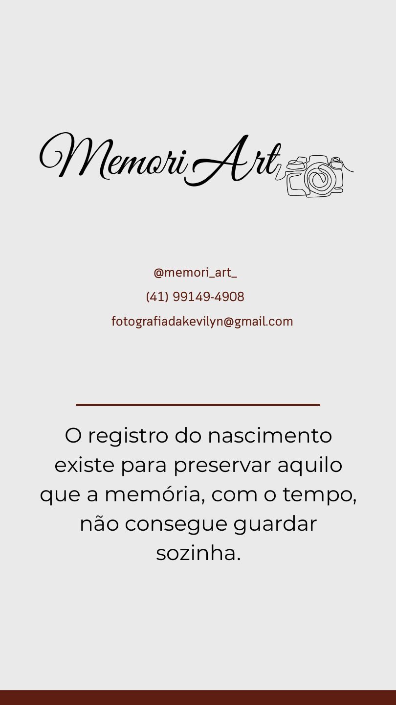 Página 12 do catálogo de nascimentos MemoriArt